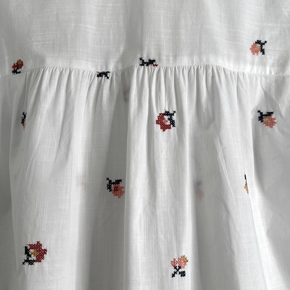 Madewell Pocket Shirt in Cross-Stitch Floral - Picture 6 of 8